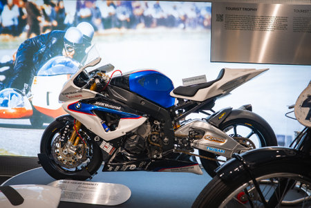 BMW Motorrad Racing Motorcycle Displayed in BMW Museum, Munich
