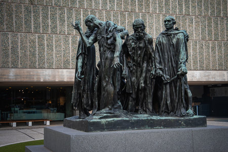 Rodins The Burghers of Calais at National Museum in Tokyo