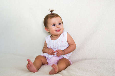 Portrait of a little girl baby girl.