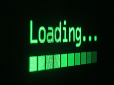 abstract picture of computer screenの写真素材