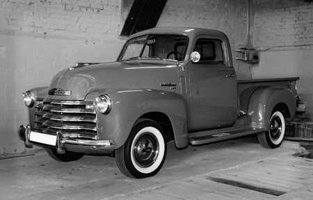 MOSCOW, RUSSIA - JUNE 4, 2017: American motor car Chevrolet 3100 of the Moscow museum of retro cars