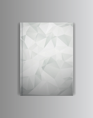cover book mockup templateのイラスト素材