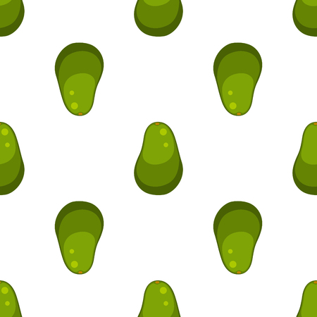 Green avocado fruit seamless vector pattern. Healthy vegetarian lifestyle kitchen tablecloth print design.のイラスト素材