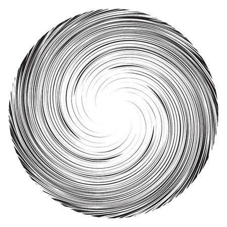 Vortex speed lines background. Swirl radial storm in manga or pop art style. Collapsar on white.のイラスト素材