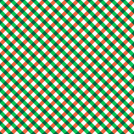 Plaid shirt seamless vector pattern. Checkered yellow and brown fabric texture ornament.のイラスト素材