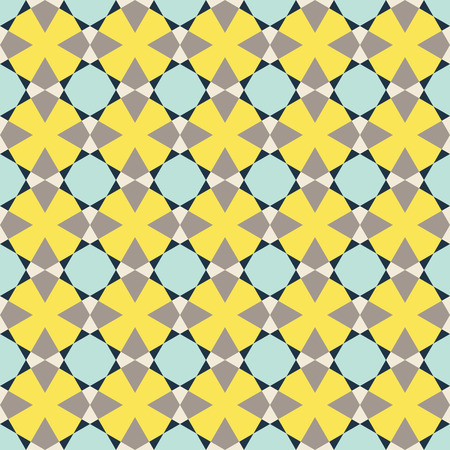 Geometric vintage seamless pattern.のイラスト素材