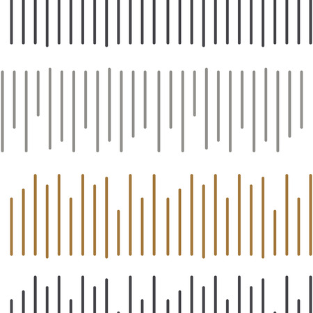 Simple stitch embroidery vector seamless pattern.のイラスト素材