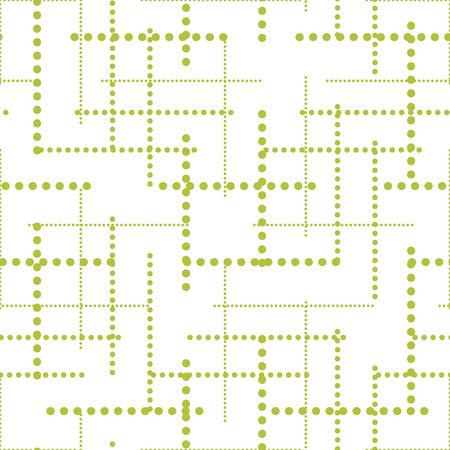 Abstract geometric dot lines seamless vector pattern.のイラスト素材