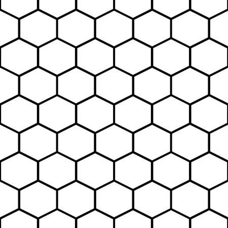Honey comb cells vector seamless pattern.
