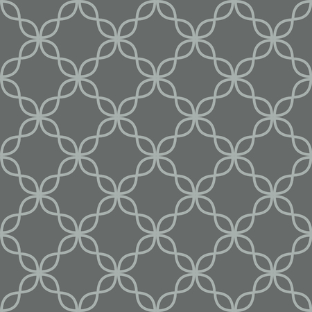 Quatrefoil line seamless vector pattern.のイラスト素材