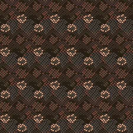 Camouflage snake stains seamless vector pattern.のイラスト素材