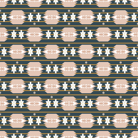 Ethnic boho geometric seamless pattern texture. Quiet colors neutral vector background.のイラスト素材