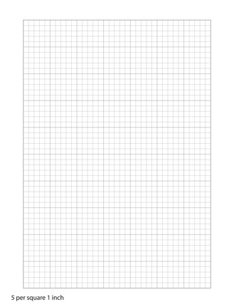 Graph Paper 5 squares per inch printable template A4 notebook format. Graph gray grid for college, journals, diary or math engineering grid line printable.のイラスト素材