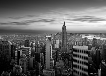 View of New York from the Rockefeller centerの写真素材