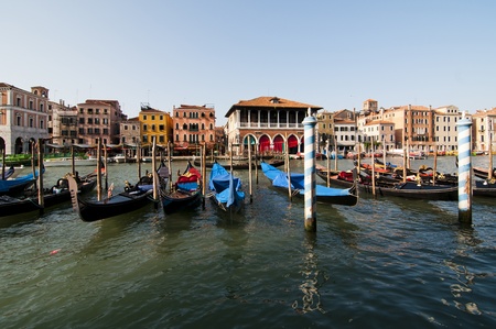 Grand Canal in Venice, Italyの写真素材
