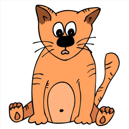 Cute and spotted dog - vectorのイラスト素材