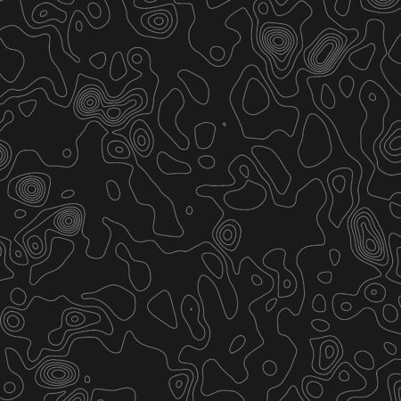 Topographic map lines background. Abstract vector illustration. Contour vector map.のイラスト素材