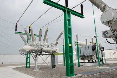 High voltage electrical substation