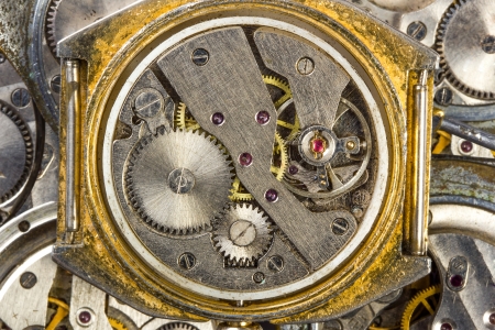 Background of the clockworksの写真素材