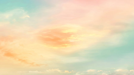 Soft pastel gradient with modern minimal 2D abstract design, copy spaceの素材