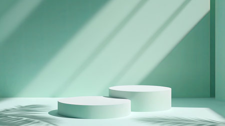 Soft pastel gradient with modern minimal 2D abstract design, copy spaceの素材