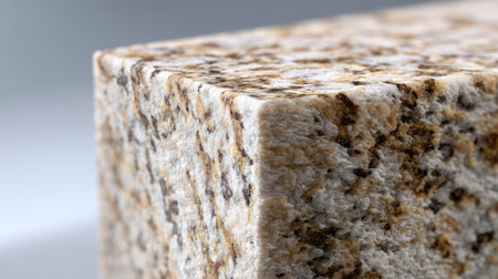 This close-up image showcases a textured natural stone surface with unique patterns and colors. Ideal for use in architectural design, interior decoration, or creative projects that emphasize the beauty of nature.の素材