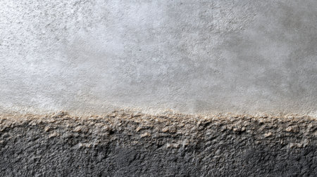This image features a textured gray wall with a rough surface that showcases subtle imperfections. Ideal for artistic projects, backgrounds, or design elements.の素材