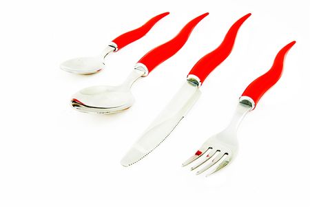 set of cutleryの写真素材