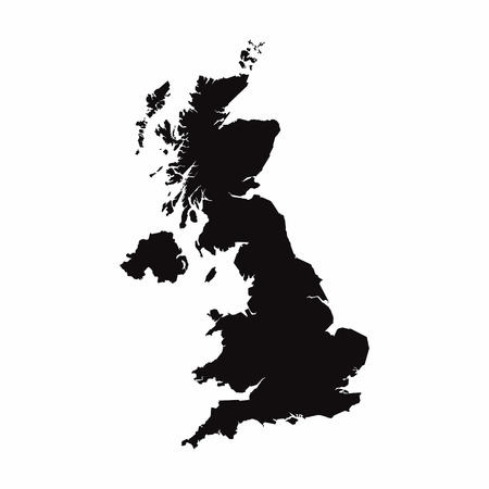 United Kingdom vector country mapのイラスト素材