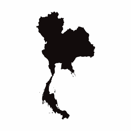 Thailand vector country mapのイラスト素材