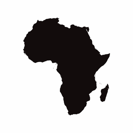 Africa vector country mapのイラスト素材
