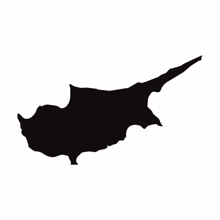 Cyprus vector country mapのイラスト素材