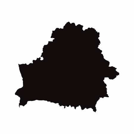 Belarus vector country mapのイラスト素材