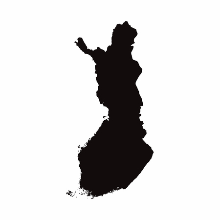 Finland vector country mapの写真素材