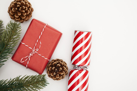 Festive Christmas backgroundの写真素材