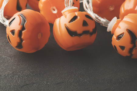 Halloween festive pumpkin backgroundの写真素材
