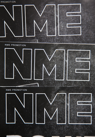 LONDON, UK - March 10th 2018: New Musical express magazine or NME front cover. The last printed edition was published in March 2018のeditorial素材