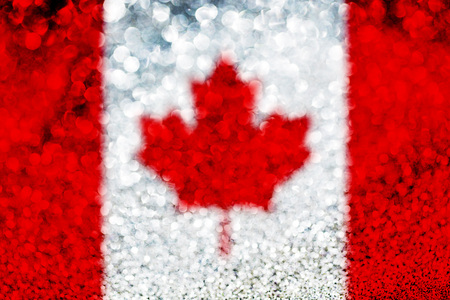 Canada flag glitter party celebration backgroundの写真素材