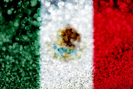 Mexico flag glitter party celebration backgroundの写真素材