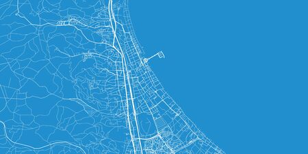 Urban vector city map of Sopot, Polandのイラスト素材