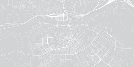Urban vector city map of Smolensk, Russiaのイラスト素材