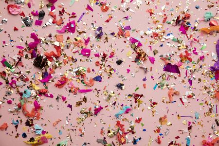 Bright colourful party sparkling party confetti background