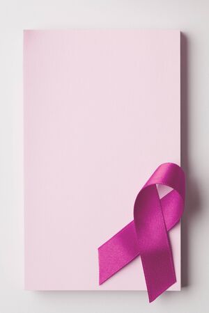 Pink breast cancer awareness ribbon backgroundの写真素材