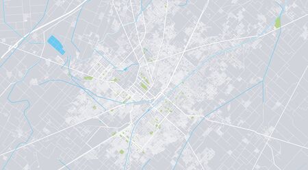 Urban vector city map of Faisalabad, Pakistanのイラスト素材