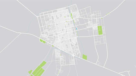 Urban vector city map of Hafar Al Batin, Saudi Arabia, Middle Eastのイラスト素材