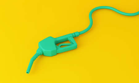 Gas station fuel pump abstract background. 3D renderingの写真素材