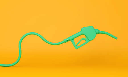 Gas station fuel pump abstract background. 3D renderingの写真素材