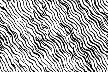 Simple black and white abstract seamless patternのイラスト素材