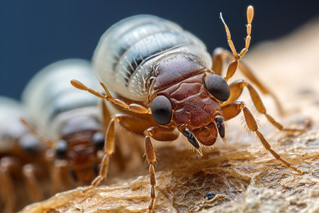 Macro close up of a beg bug insectの素材