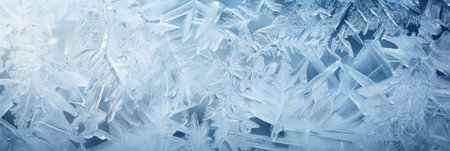 Winter cold frozen ice background texture patternの素材